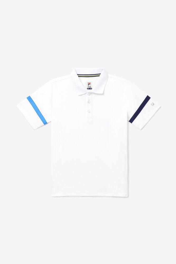 Fila Polo Børn Hvide Drenge Core Tennis IFS-521968